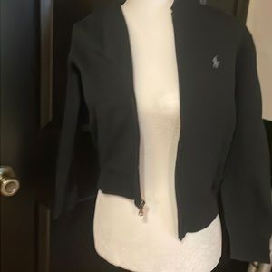 Polo black zip up